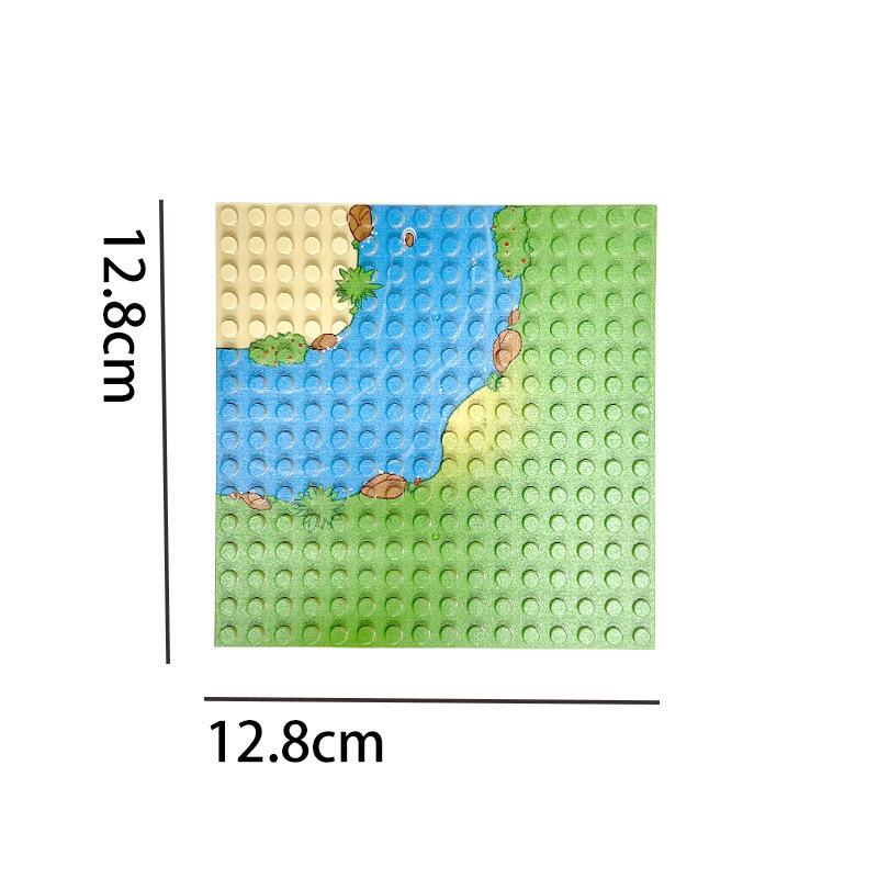 Klasické základní desky 16x16 bodů Styly Rovné Zakřivené Řeka Stavební kostky Figurky Stavebnice Kostky Plastové základní desky