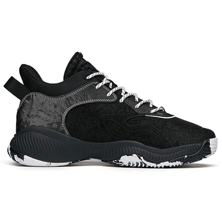 Anta Comfortable Versatile Low-Top Casual Shoes Men Sneaker Black 112141626-2