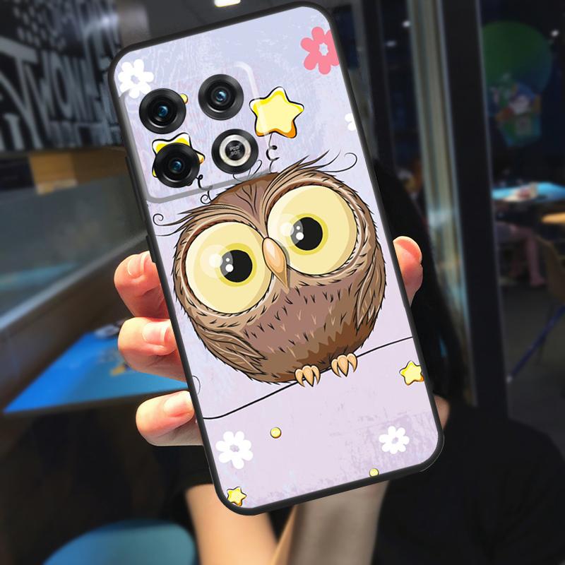 Cute Cartoon Owl Case For OnePlus 10 9 Pro 8T 9RT 10T Ace OnePlus Nord N10 N20 N100 N200 2T CE 2 Lite Cover