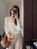 Women's Vintage Style 100% Wool Stand Collar Zipper Cable Knit Cardigan Sweater Coat