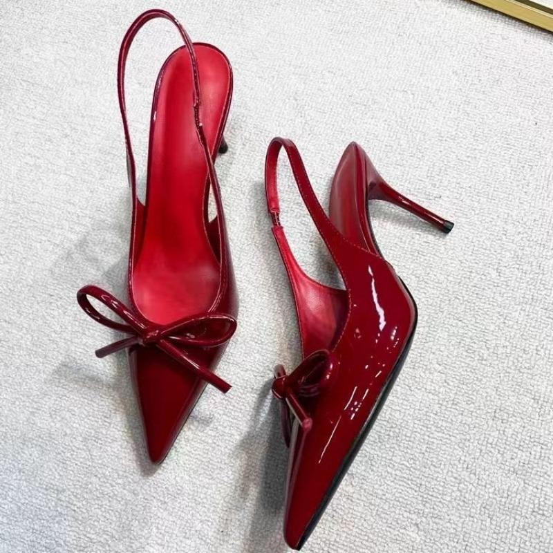 Thin Heels High Heel Modern Sandals Buckle Strap Solid Ladies Shoes On Sale 2025 Butterfly-knot Party Women's Sandals Sandálias