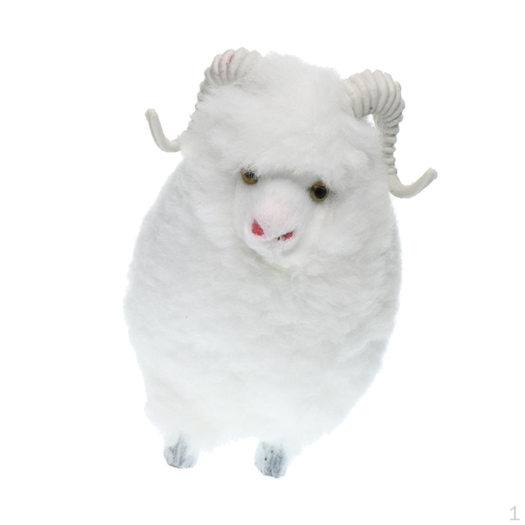 

1 PC Cute Sheep Simulation Toy Animals Doll Gifts 1