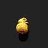 Gold-Plated Women's Christmas Peace Apple Pendant - Copper Jewelry Accessories