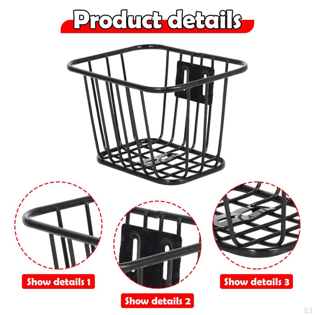 Kids Bike Basket Children for Tricycles Strong Load Bearing, Convenient, Easy to Install