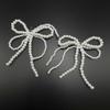 Korean Pearl Bow Shoe Buckle: Versatile Pearl String Shoe Accessory for Sneakers