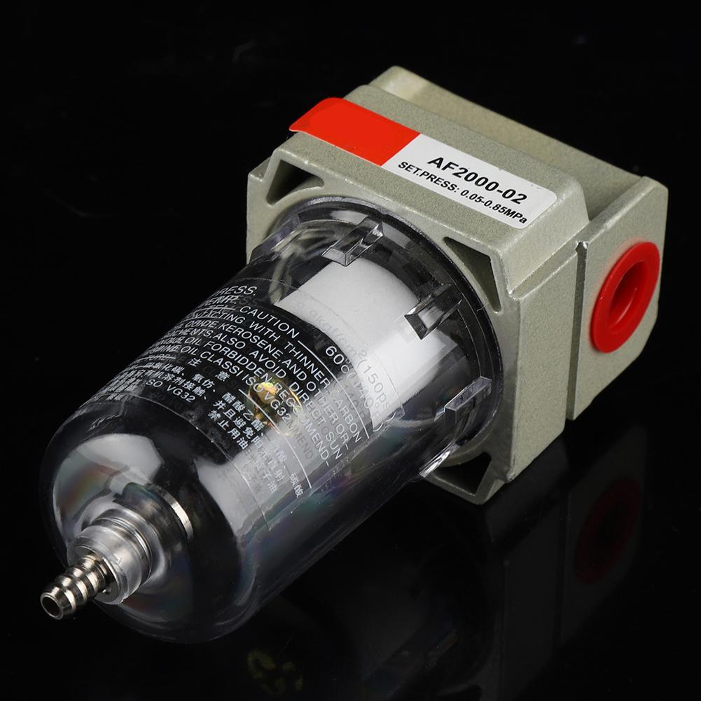Replacement AF2000-02 1/4 Inch Particulate Air Filter Compressor Water Moisture Trap Cleaner