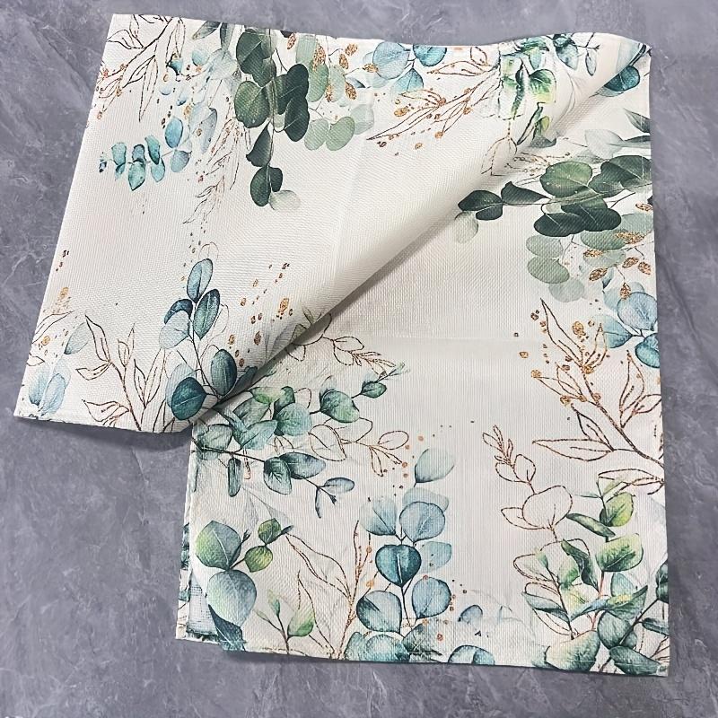Summer Floral Pattern Tablecloth Boho Chic Wildflower Table Runner Polyester Tablecloth Office Home Party Decor 33.02 X 182.88cm
