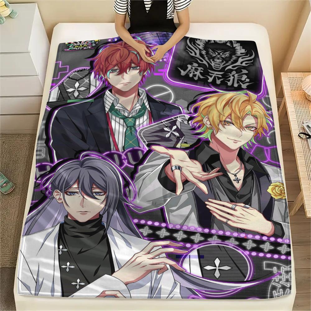 1Pc Hypnosis Mic Print Flannel Blanket, High quality Comfortable for All Seasons, Home Decor, Warmth and Comfort, Perfect for Christmas Gifts