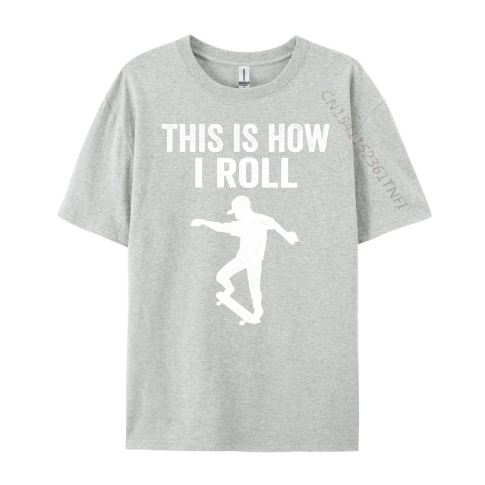 Skateboard Skateboarder Shirt For Men Funny T Shirts New Year Tshirt Character Graphic Cotton Short Sleeve