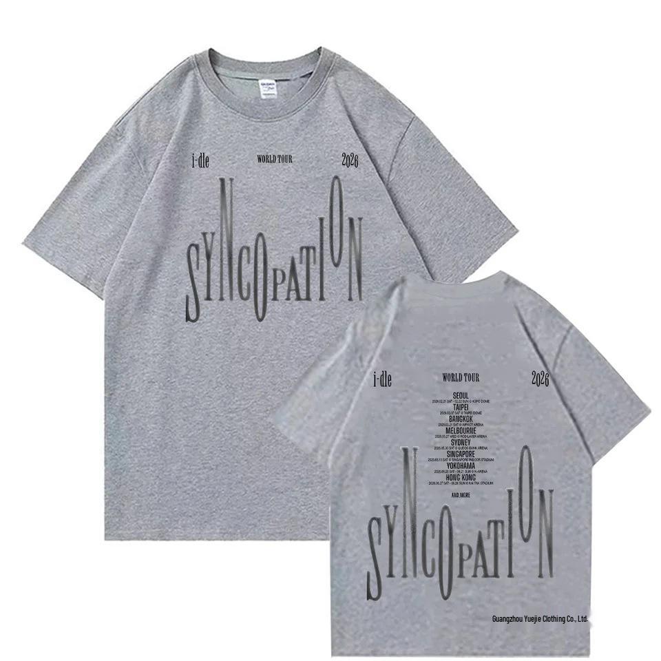 I-DLE Synation World Tour 2026 Kpop Tričko - Unisex Korejský Styl