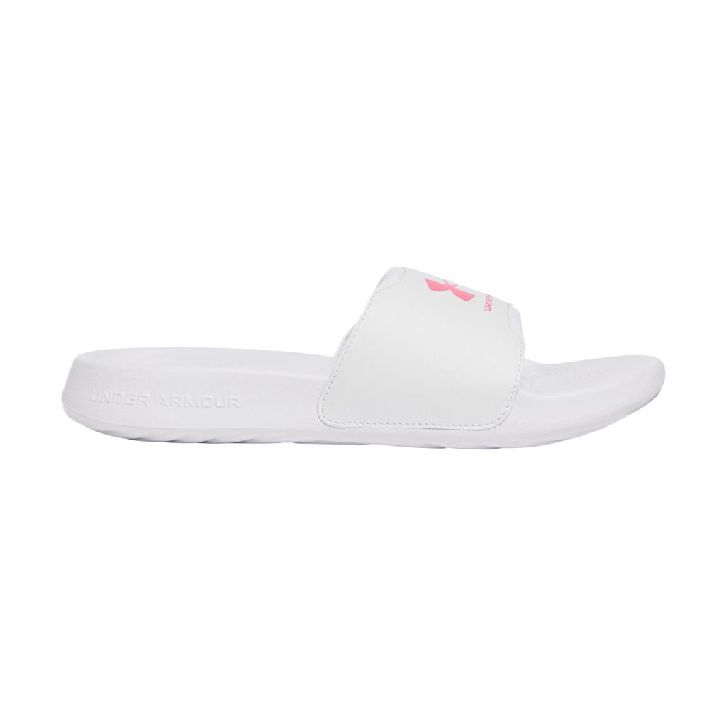 Under Armour UA Ignite Select Fashionable Simple Stylish EVA Anti-Wear Slide Sandals Women Footwear White 3027222-101