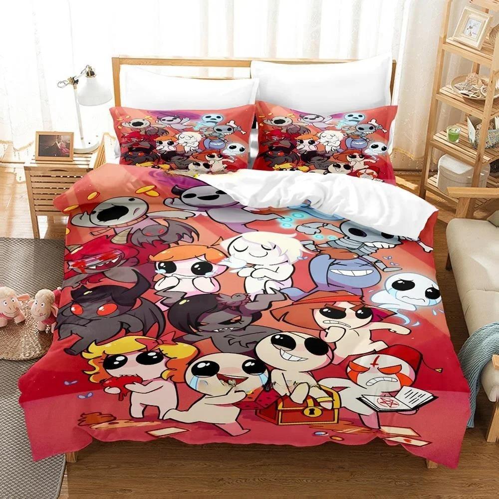 3D-Druck Spiel The Binding of Isaac Bettwäscheset Einzelbett Twin Full Queen King Size Bettset Erwachsener Kind Schlafzimmer Bettbezugsets
