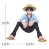 Hot Anime One Piece Figures Boa Hancock Sitting Posture Swimsuit Luffy Instant Noodles Car Decoration PVC Model Doll Toy