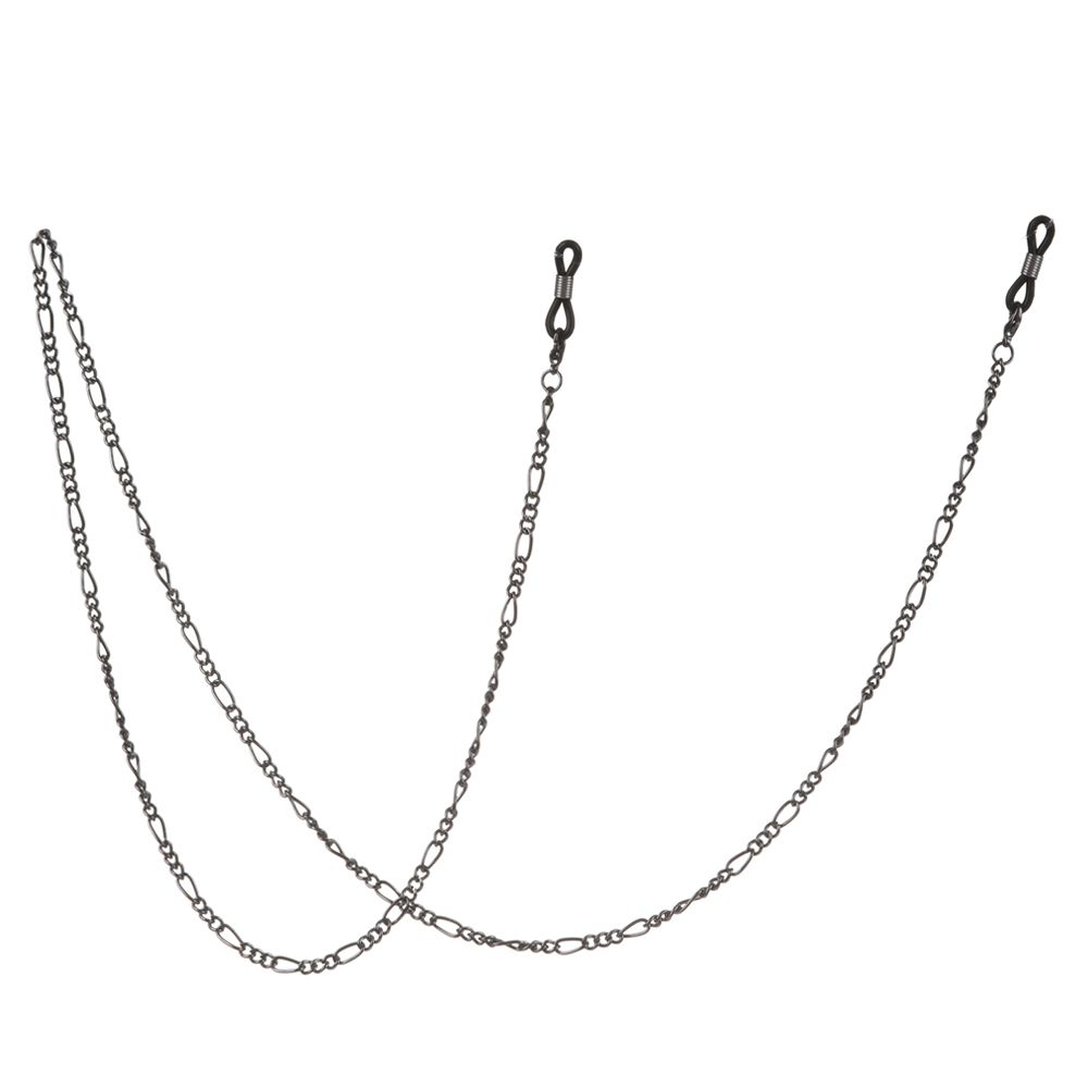 

Аксессуары Держатель для очков Шнурок для очков для чтения Металлическая цепочка для очков Держатель для солнцезащитных очков Ожерелье чёрный