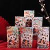 6pcs Chinese Style New Year Red Envelopes Traditional 2025 Snake Year Red Pocket  Kids Gift