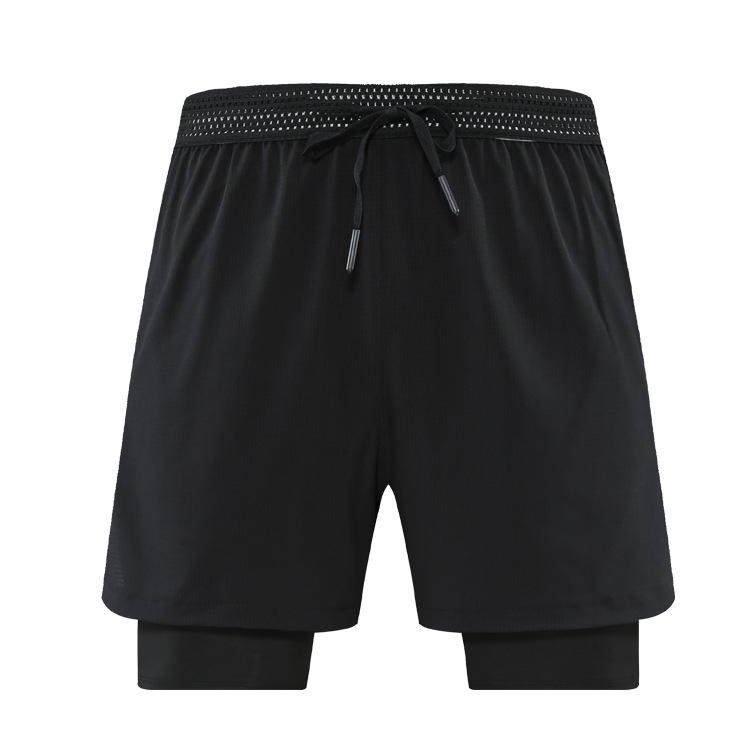 Men's Quick-Dry Ice Silk Running Shorts - Summer Elastic Fit