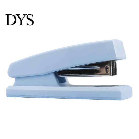 Handlicher Hefter für die tägliche Ablage, Mini-Hefter, mit ergonomischem geschwungenem Design, Morandi-Farbe, strapazierfähig, für Büro, Schule, Zuhause und den Gebrauch, einfache Betätigung