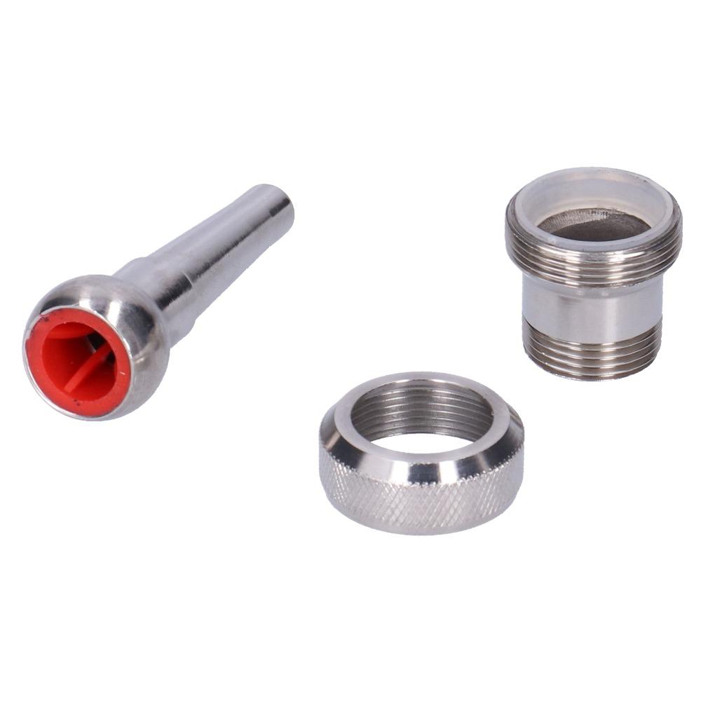 G3/4 Male Thread Fountain Nozzle Silver Multi Direction Fountain Spray Head Easy Installation 304 Stainless Steel