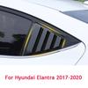 Side Vent Rear Window Quarter Louver Cover Trim Panel Fit For Hyundai Elantra 2017- Car Accessories