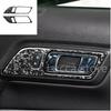Carbon Fiber For Ford Mustang 15-20 CD Air Conditioning Control Panel Gear Panel Air Panel car Sticker cover Car