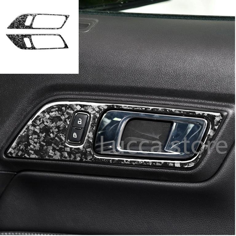 Carbon Fiber For Ford Mustang 15-20 CD Air Conditioning Control Panel Gear Panel Air Panel car Sticker cover Car