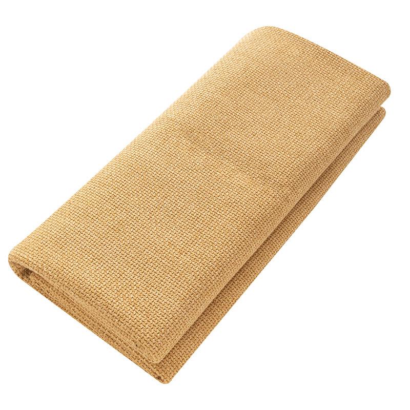Thick Linen Cotton Coarse Weave Fabric for Sofa Cushions, Seats, and Soft Packs In Plain Colors