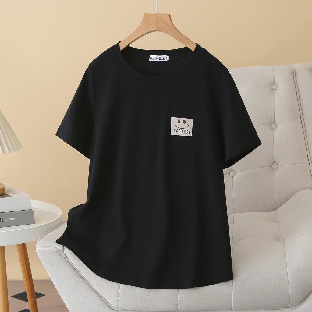 2026 Summer Plus Size Women's Casual Cotton Printed T-Shirt