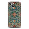 Persian Floral Pattern Luxury Phone Case For iPhone 16 13 15 14 12 11 Pro MAX XR X SE XS 7 8 Plus Soft TPU Shockproof Cover