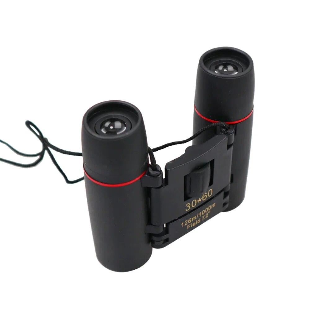 30x60 Zoom Telescope Binoculars Folding Lightweight Binocular Day Night Vision Outdoor Sports Games Concerts For Travel