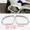 Car Rearview Mirror Rain Eyebrow Decoration Protection Cover Trim For VOLVO XC40 2018 - 2025 ABS Chrome Accessories Exterior Kit