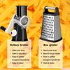 Vegetable Cutter Slicer Manual Kitchen Cheese Chopper Machine With 3 Sharp Drums Multifunctional Garlic Potato Shredder