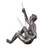 Unique Climbing Man Wall Sculptures European Style Abstract Character Pendant  Home Decor