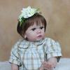 BZDOLL 60 CM 3D-Paint Skin Soft Silicone Reborn Baby Toddler Doll For Girl Like Real Cloth Body Silicone Princess Toy Alive Bebe