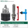 Electric Hammer Drill & Ratchet Wrench with Self-Locking Metal Chuck (0.8-16mm) and Air Impact Conversion Chuck