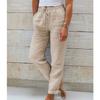 PEYWOW Pantaloni e capris con stampa tinta unita casual alla moda da donna