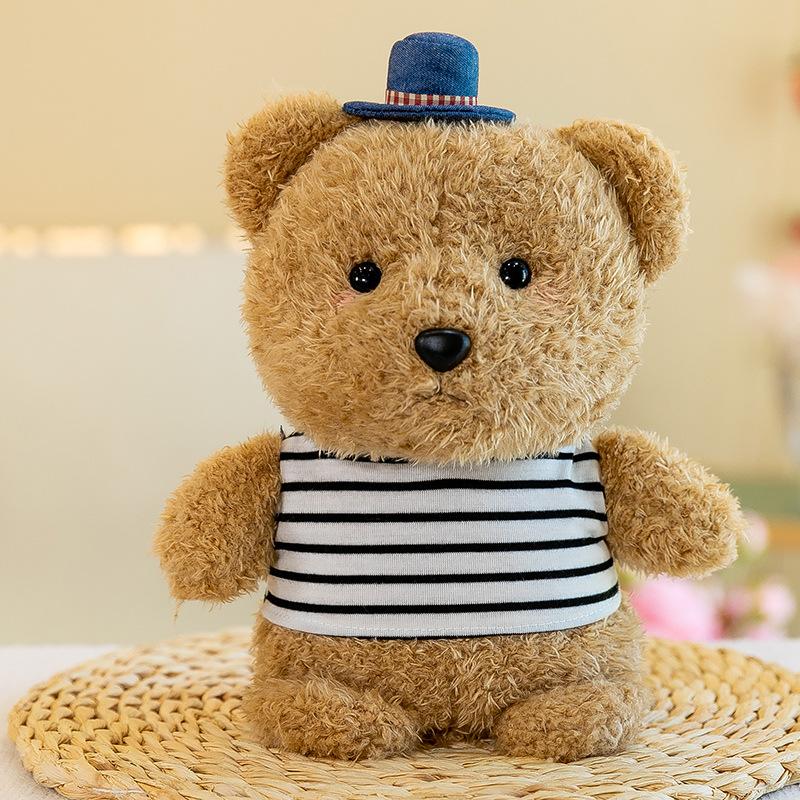 Couple Cute Bear Plush Toy Kids Gift Scratcher Rag Doll Car Doll