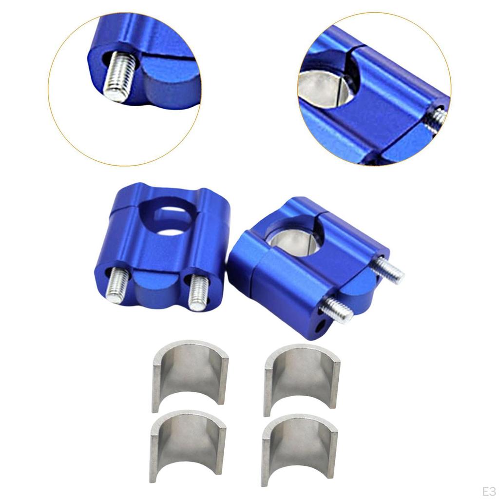 2Pcs Handlebar Mounting Bracket Aluminum Alloy Universal Adapter Riser Accessories Suitable for
