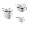 Large Capacity Dirty Clothes Basket with Handle Portable Bathroom Laundry Basket Hollow Storage Box Multifunction