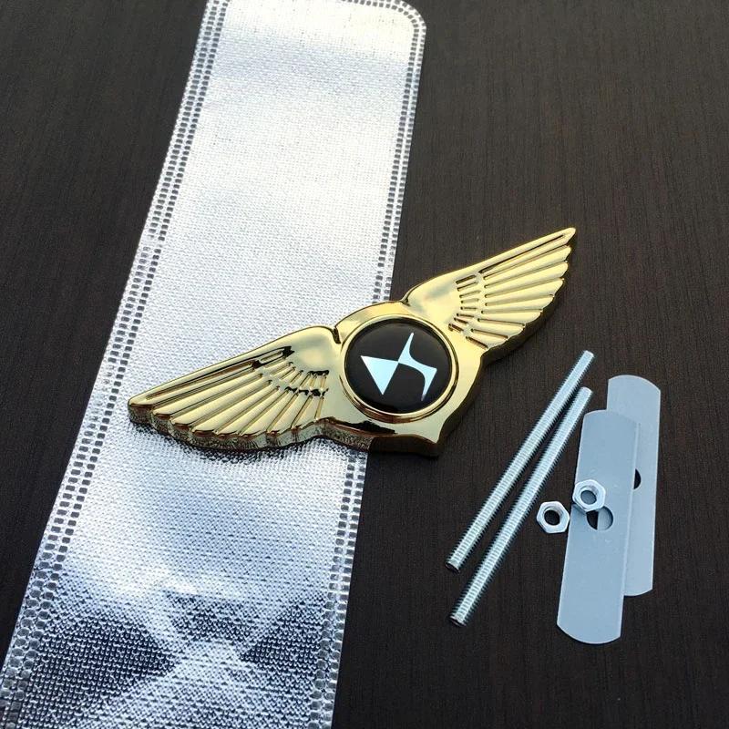3D Car Front Hood Wings Sticker Decal Grille Badge For Citroen C1 C2 C3 C4 C4L C5 Cactus DS3 Xsara Picasso C-Elysee Accessories aly256