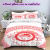 Olympiacos F.C Pattern Bedding Quilt Set Quilt Cover Pillowcase Home Decoration Birthday Gift (1 * duvet cover + 2 * pillowcase, without core)