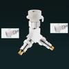 Three Way Water Diverter Valve One Inlet Two Outlet Connector Pipe Fittings 3 Way Water Separator Valve Simple Installs