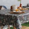 England Vintage Gray Waterproof Tablecloth