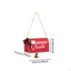 Mailbox Christmas Tree Ornament Letters to Santa Xmas Post Box for Festival