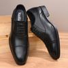 Men's Shoes Black Leather Formal Shoes for Men Oxfords Male Wedding Party Office Business Shoe Man Zapatos De Hombre Plus Size