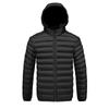 Rib Suit Cotton-padded Coat Men's Winter Graphene Removable Cap Fleece Thickened Large Size Coat Men's