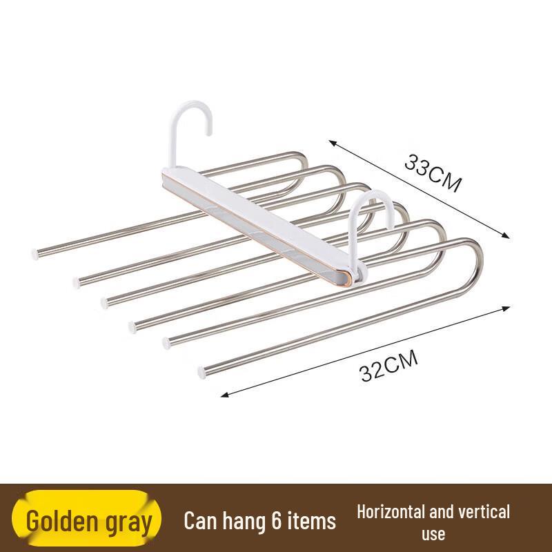 JEKO&JEKO Foldable Stainless Steel Pants Hanger