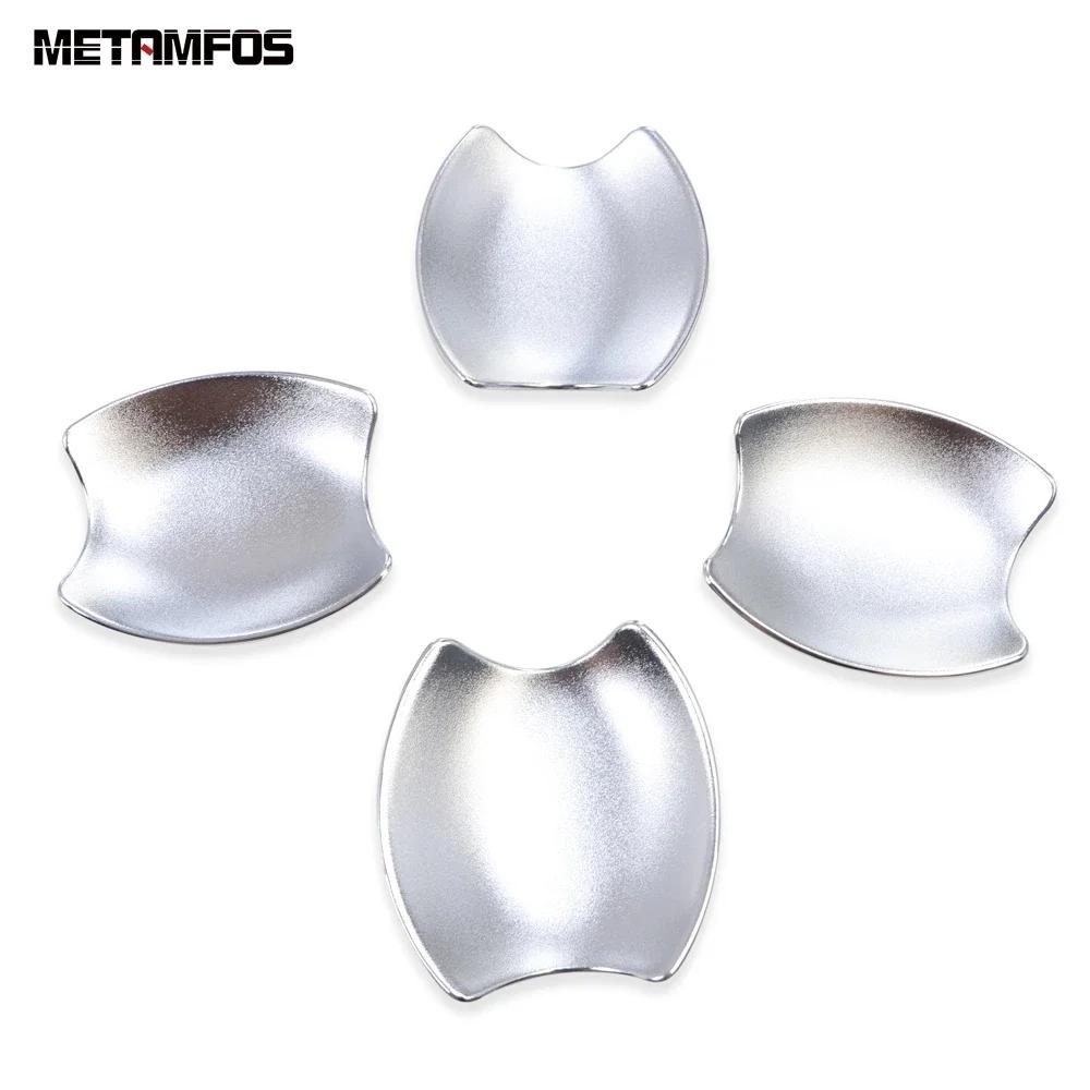 Exterior Accessories For Nissan Note E13 -  2024 Chrome Side Door Handle Bowl Cover Trim Protection Cap Car Styling ABS Chrome Plastic