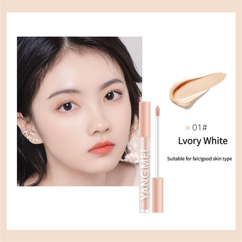 

Creamy Brightening Concealer Liquid for Dark Circles & Spots, Skin Tone Correcting Highlighter Makeup with Natural Finish 01