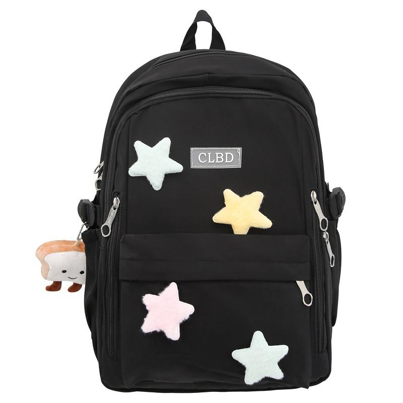 Campus Backpack Women's Backpack Junior High School Student Schoolbag