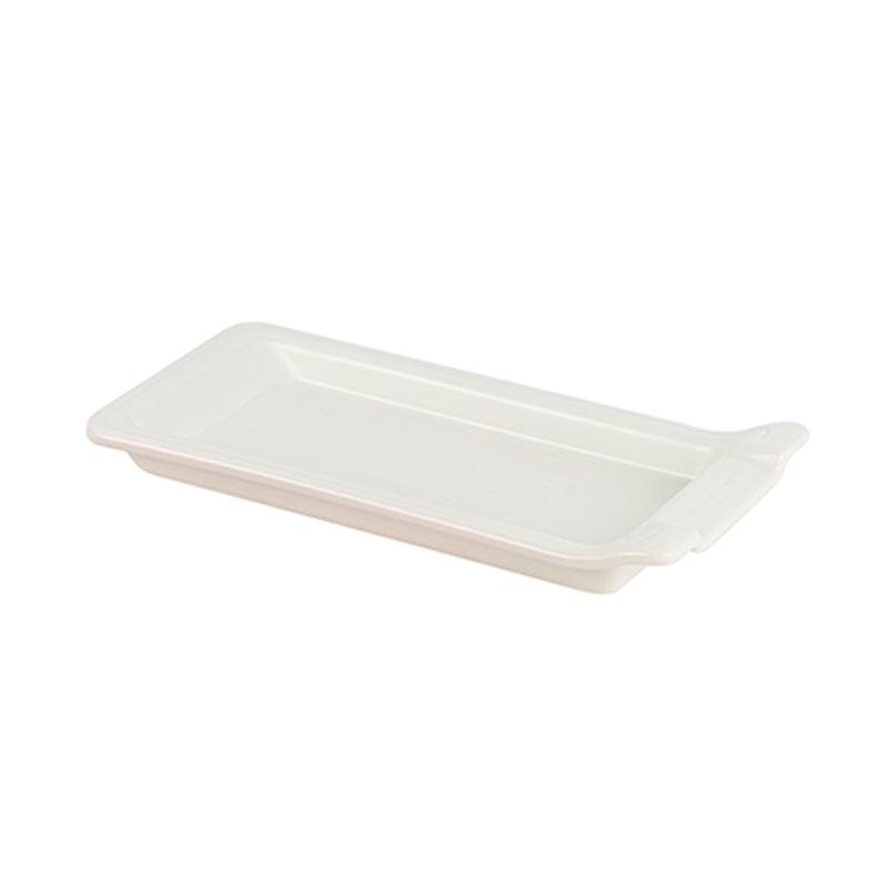 Multipurpose Ceramic Tray for Small Items - Perfect for Tongs, Towels, Spoon Rest, Dish, Bread, or Portioning Spoon.